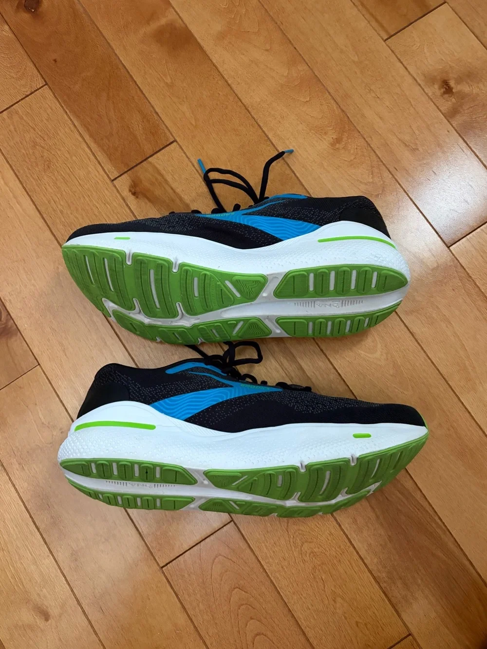 Brooks Ghost Max SE Men’s Walking Running Shoes Black Atomic Blue Size 12
